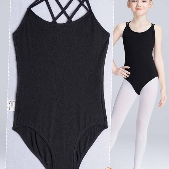 Daydance Toddler Kids Girls Camisole Leotards for Ballet, Double Breast Dance Bo - Picture 3 of 5
